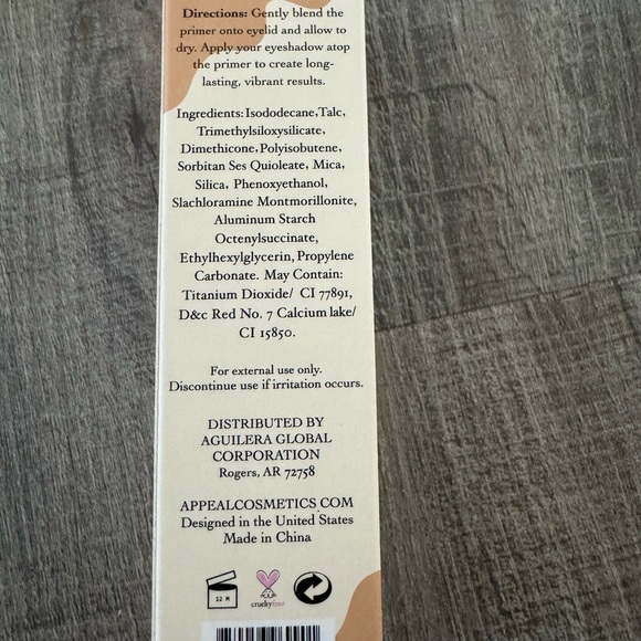 New in box Appeal Hydrating Eyeshadow Primer - Picture 4 of 4